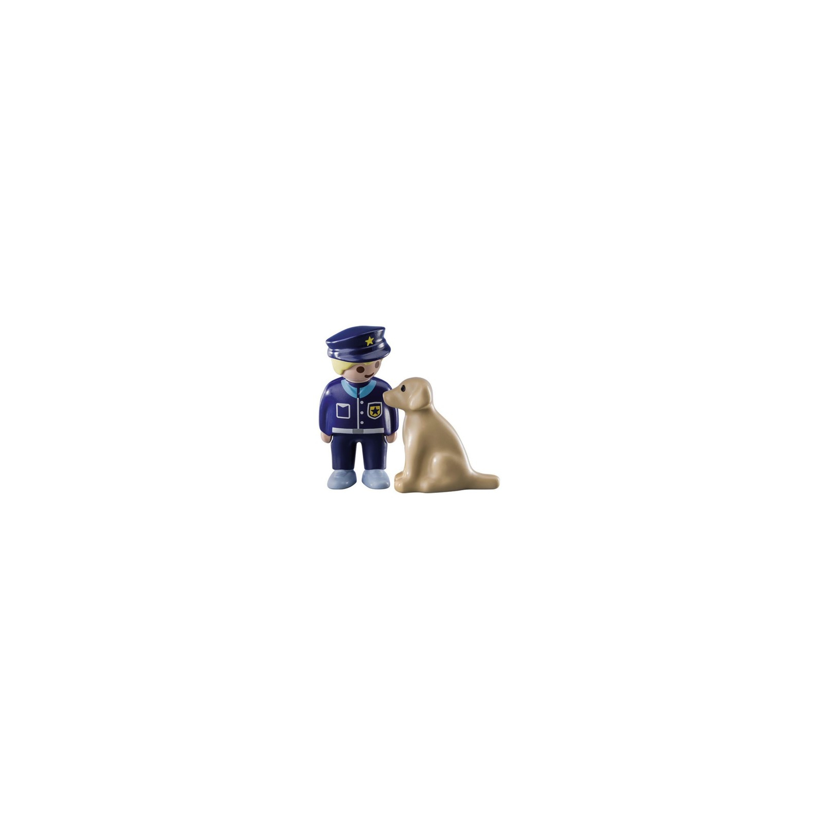 Конструктор Playmobil 1.2.3 Полицейский с собакой (70408) изображение 2