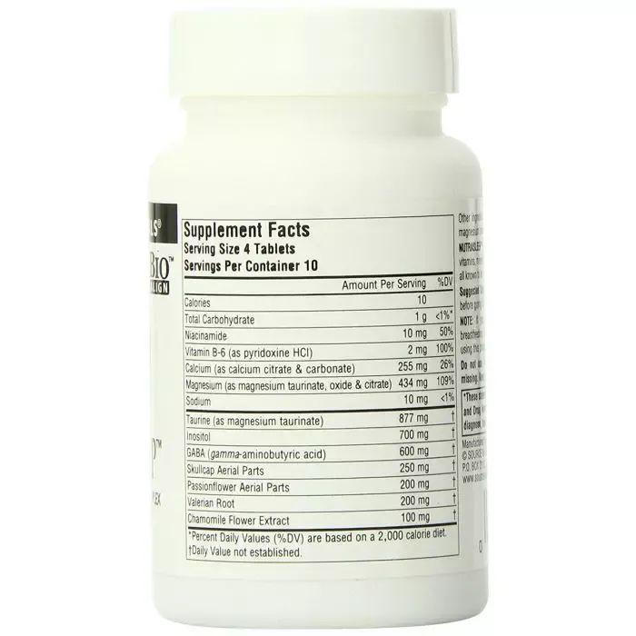 Витаминно-минеральный комплекс Source Naturals Комплекс для Здорового Сна, Nutra Sleep, 100 таблеток (SN0750) изображение 2