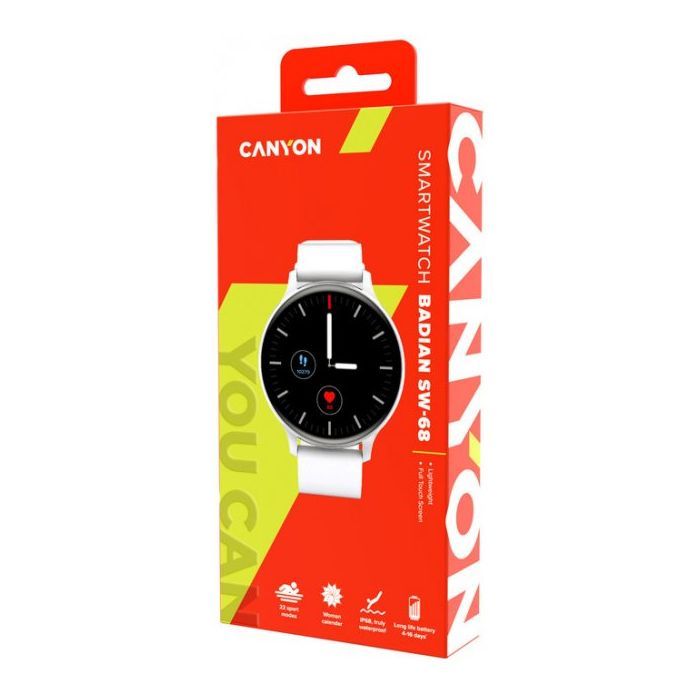 Смарт-годинник Canyon CNS-SW68BB Badian Black (CNS-SW68BB) зображення 8