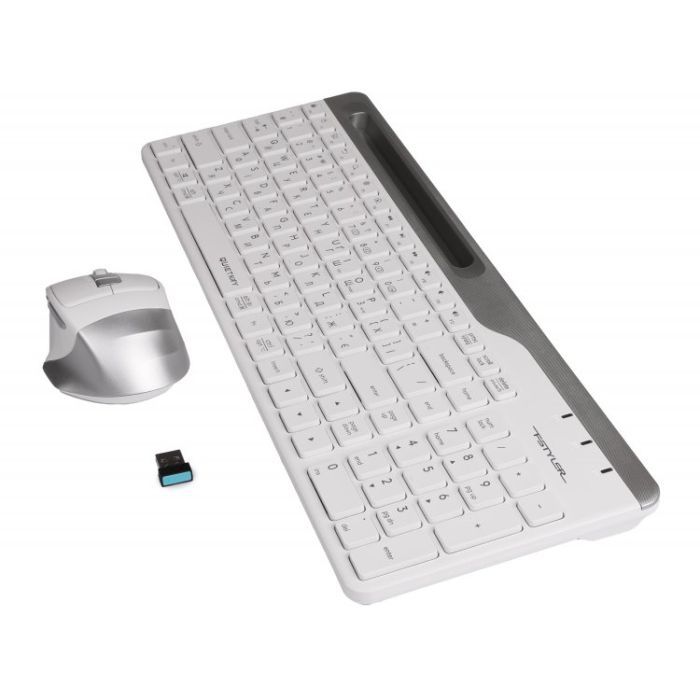 Комплект A4Tech FB2535C Wireless/Bluetooth Icy White (FB2535C Icy White) изображение 5