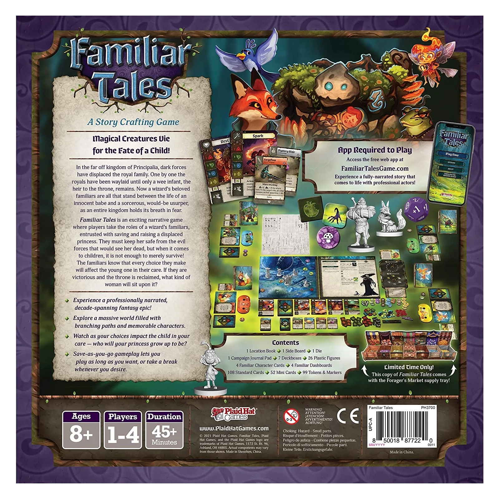 Настольная игра Plaid Hat Games Familiar Tales (Фамильяры. Семейные истории, Английский) (850018877220) изображение 2