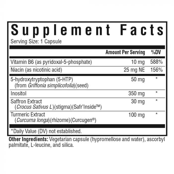Витаминно-минеральный комплекс Seeking Health Повышение Серотонина, Serotonin Nutrients, 60 вегетарианских ка (SKH52178) изображение 2