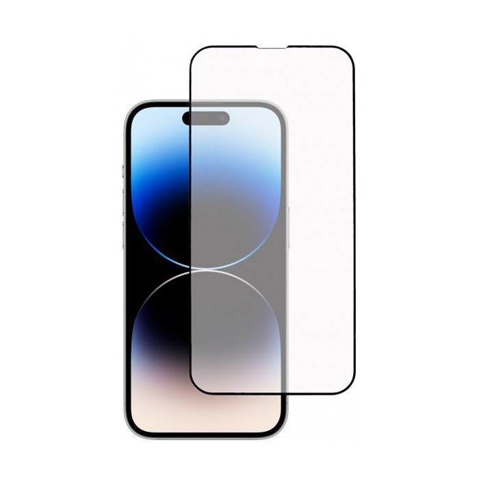 Стекло защитное Dengos Full Glue iPhone 14 Pro black frame (TGFG-251) изображение 2