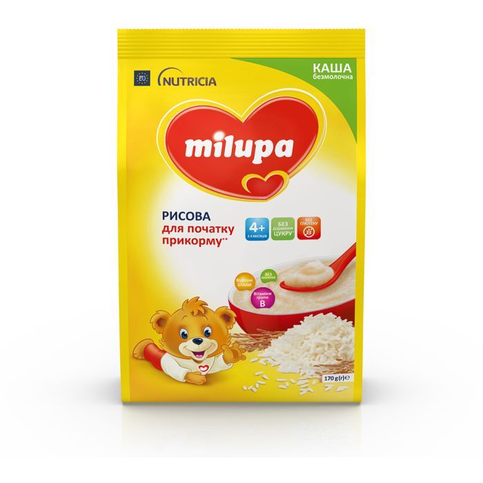 Детская каша Milupa Рисовая 170 г (5900852930058) изображение 10