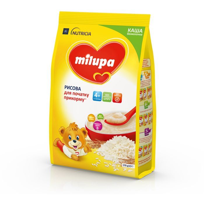 Детская каша Milupa Рисовая 170 г (5900852930058) изображение 5