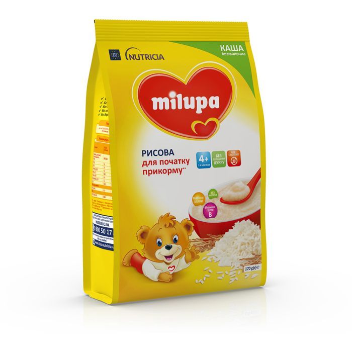 Детская каша Milupa Рисовая 170 г (5900852930058) изображение 6