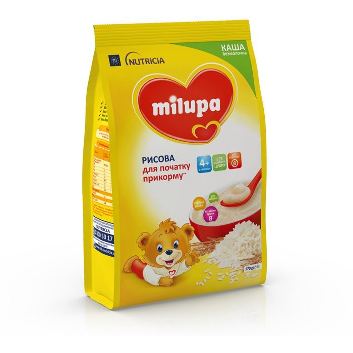 Детская каша Milupa Рисовая 170 г (5900852930058) изображение 7