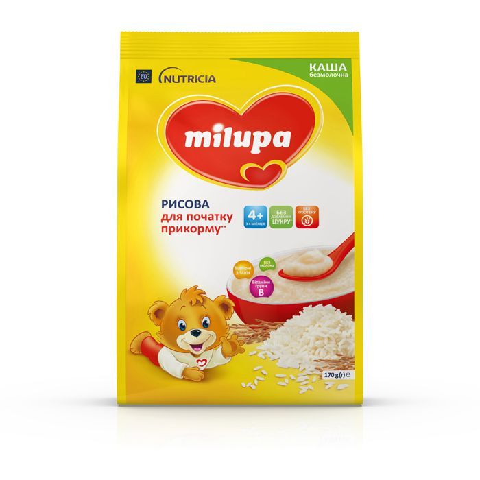 Детская каша Milupa Рисовая 170 г (5900852930058) изображение 9