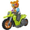 Конструктор LEGO City Каскадерский мотоцикл медведя 10 деталей (60356) изображение 2