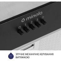 Витяжка кухонна Minola HBI 5204 BL 700 LED зображення 6