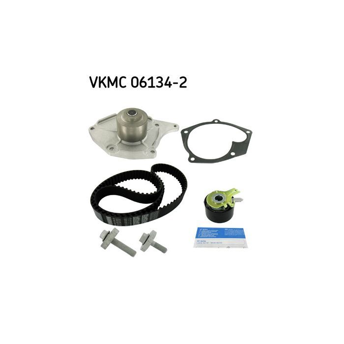 Комплект ременя ГРМ з помпой SKF VKMC 06134-2