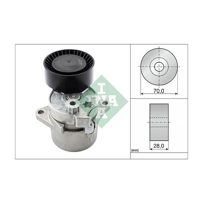 Натягувач ременя з роликом INA 533 0017 10