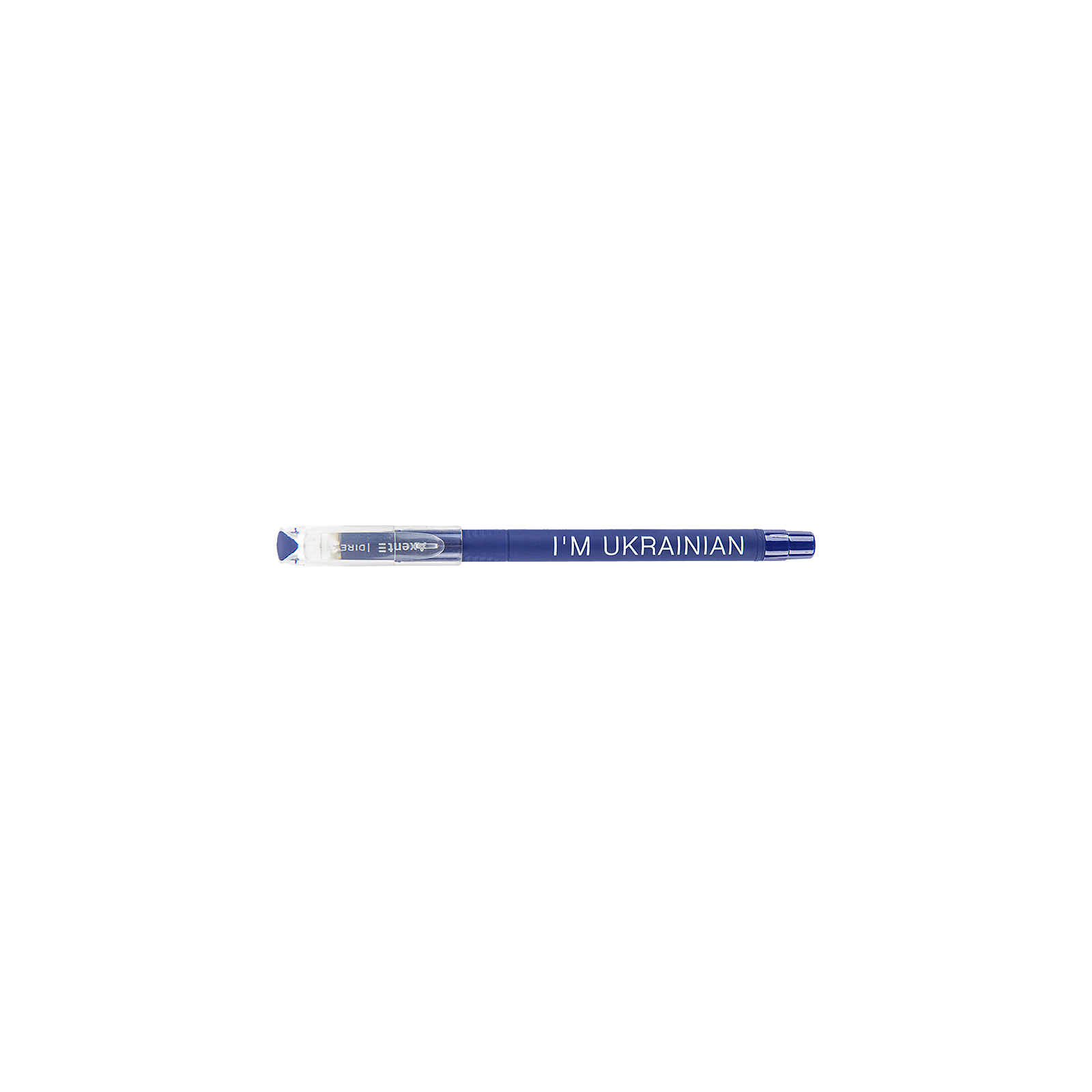 Ручка шариковая Axent Direkt I'm ukrainian, синяя (AB1002-01-02-A) изображение 2