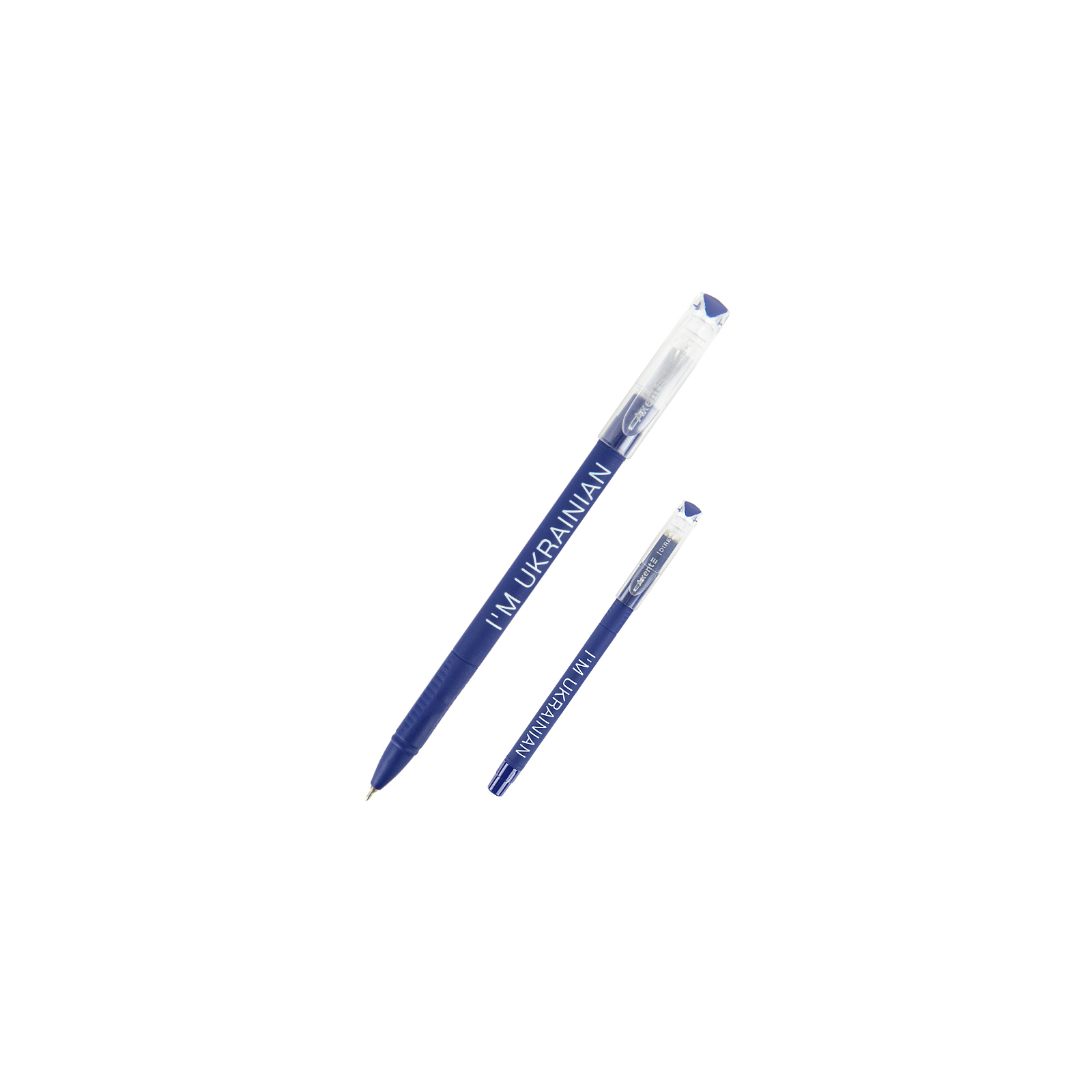 Ручка шариковая Axent Direkt I'm ukrainian, синяя (AB1002-01-02-A)