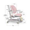 Дитяче крісло Mealux Ortoback Duo Plus Pink (Y-510 KP Plus) зображення 3