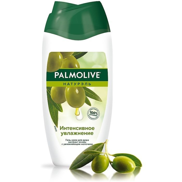 Гель для душу Palmolive Натурель Інтенсивне зволоження Екстракт оливи зі зволожуючим молочком 250 мл (5996175230975) зображення 3