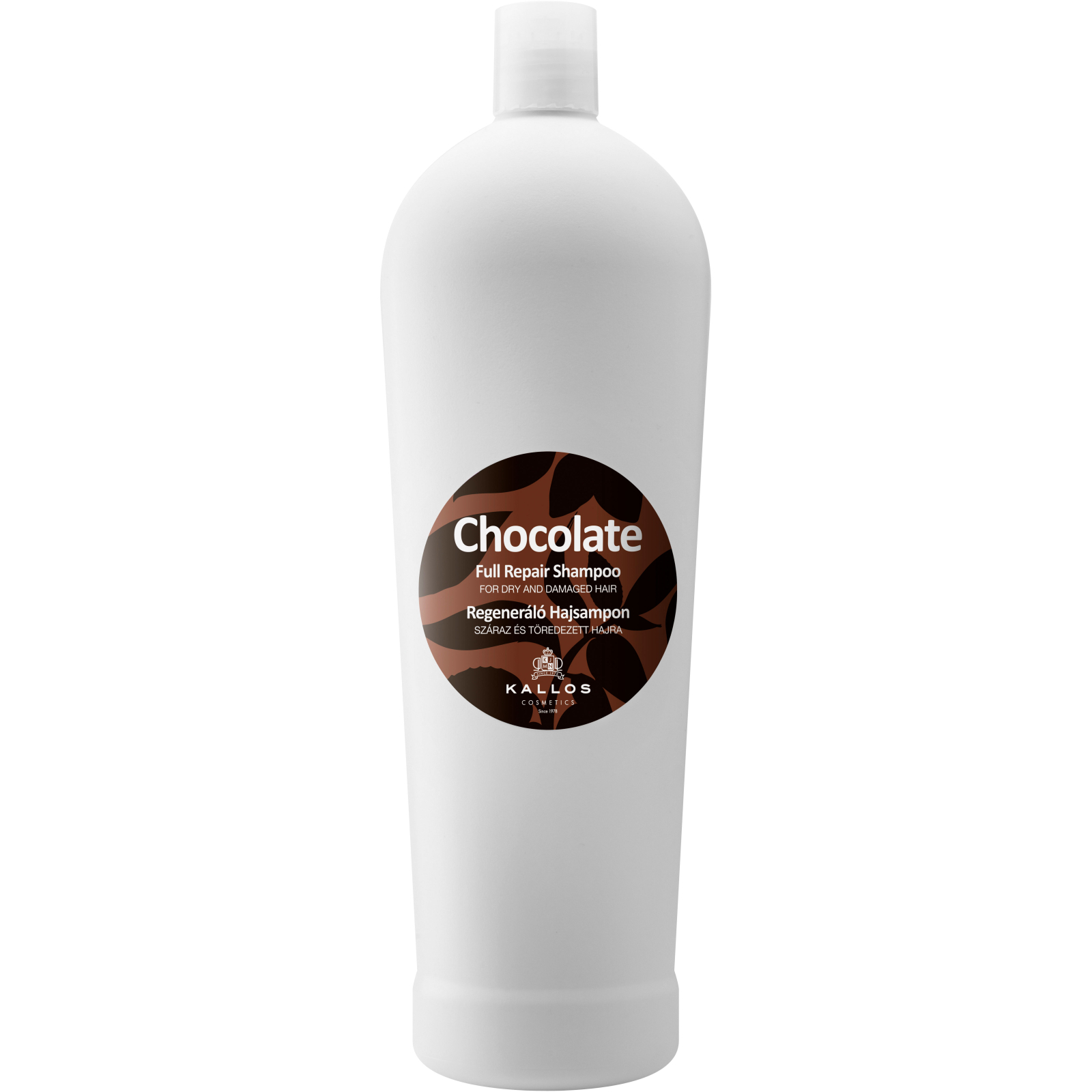 Шампунь Kallos Cosmetics Chocolate Full Repair Shampoo для сухих и поврежденных волос 1000 мл (5998889511005)