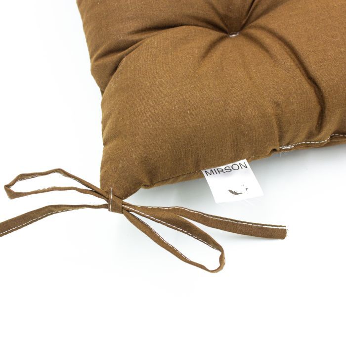 Подушка на стул MirSon Ranforce Elite 19-1217 Chocolate Perla 40х40 см (2200006185253) изображение 3