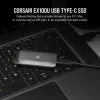 Накопитель SSD USB 3.2 1TB Corsair (CSSD-EX100U1TB) изображение 3