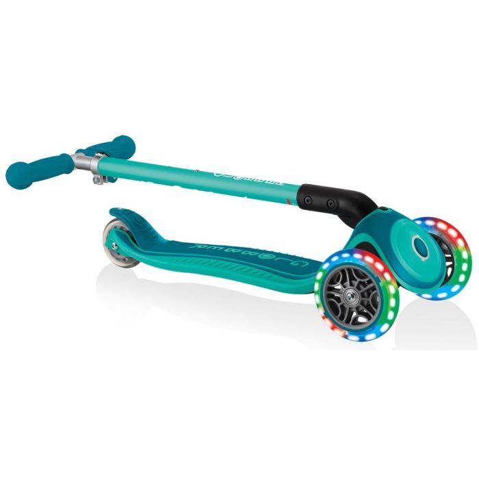 Самокат Globber Primo Foldable Plus Lights мятный (439-206) изображение 12