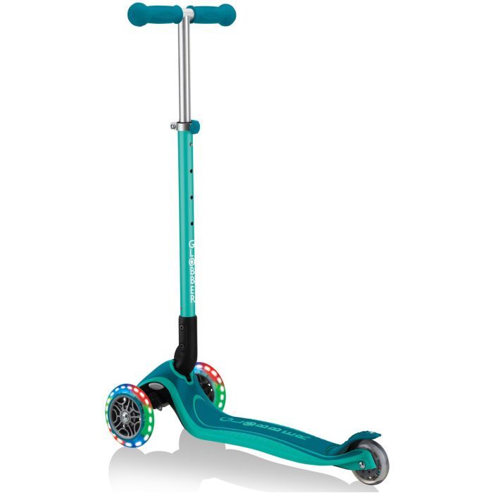Самокат Globber Primo Foldable Plus Lights мятный (439-206) изображение 2