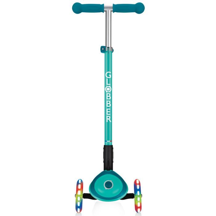 Самокат Globber Primo Foldable Plus Lights мятный (439-206) изображение 4