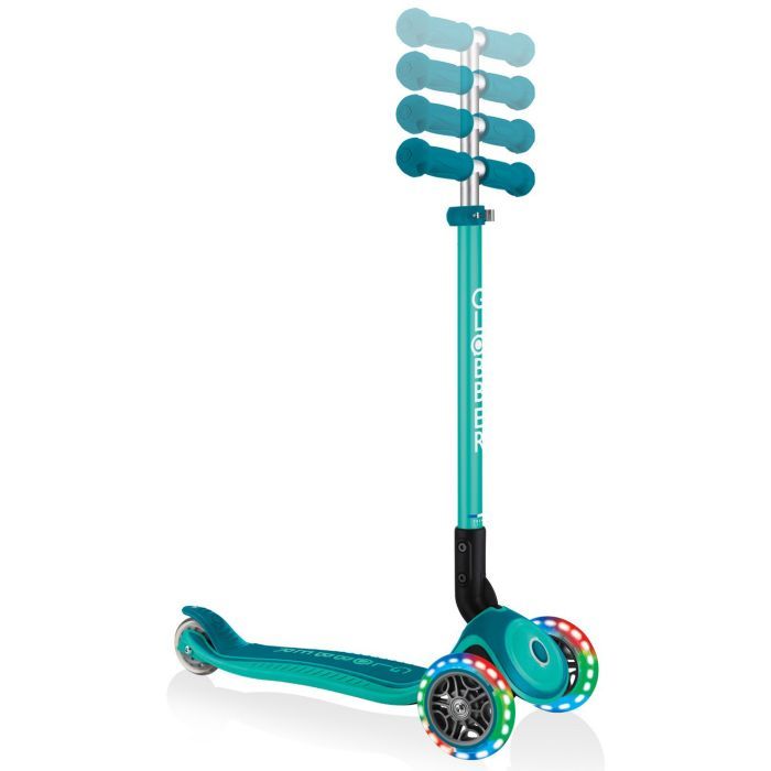 Самокат Globber Primo Foldable Plus Lights мятный (439-206) изображение 5