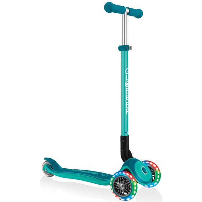 Самокат Globber Primo Foldable Plus Lights мятный (439-206) изображение 6