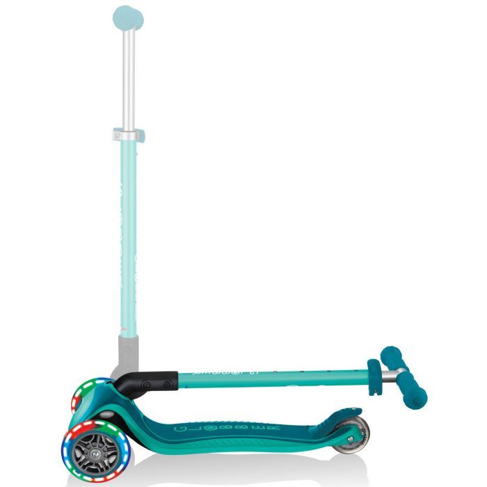 Самокат Globber Primo Foldable Plus Lights мятный (439-206) изображение 9