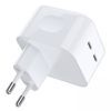Зарядное устройство Choetech 2xUSB-С 35W PD/QC (Q5008-EU-WH) изображение 2