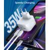 Зарядное устройство Choetech 2xUSB-С 35W PD/QC (Q5008-EU-WH) изображение 5