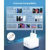 Зарядное устройство Choetech 2xUSB-С 35W PD/QC (Q5008-EU-WH) изображение 6
