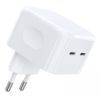 Зарядное устройство Choetech 2xUSB-С 35W PD/QC (Q5008-EU-WH)