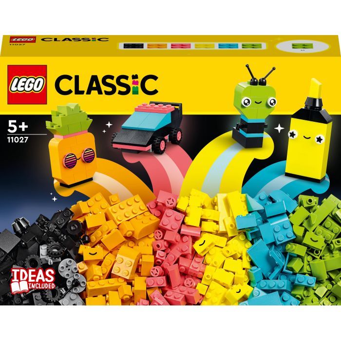 Конструктор LEGO Classic Творческое неоновое веселье 333 детали (11027)