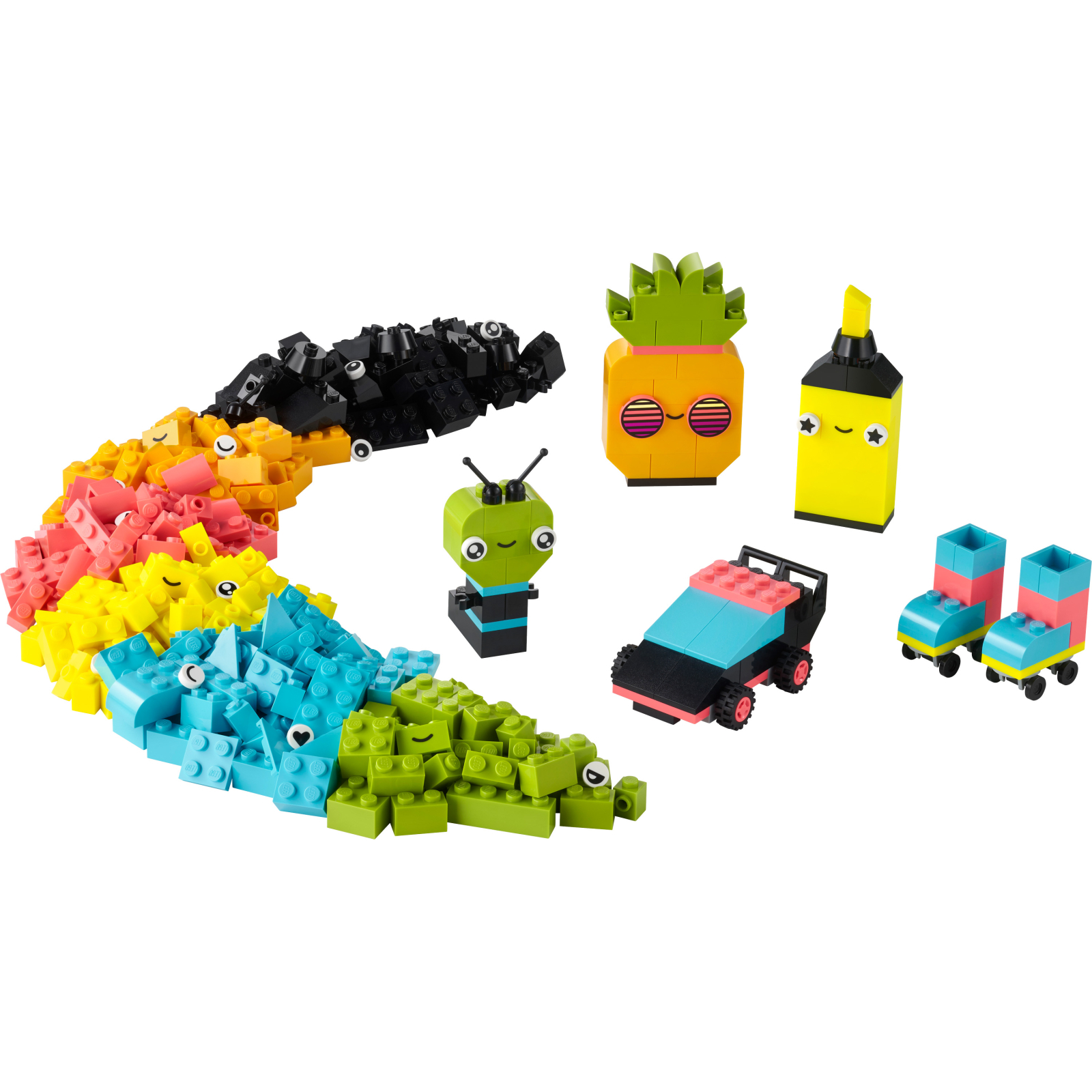Конструктор LEGO Classic Творчі неонові веселощі 333 деталі (11027) зображення 2