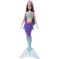 Кукла Barbie Русалка с пурпурными волосами серии Дримтопия (HGR10)