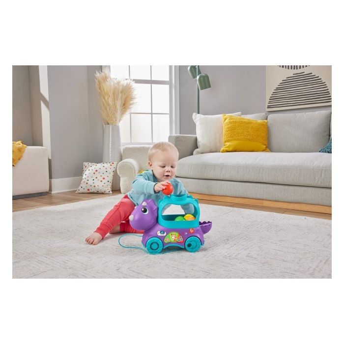 Каталка Fisher-Price Веселий трицератопс (багатомовний) (HNR53) зображення 9