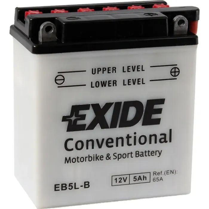 Аккумулятор автомобильный EXIDE CONVENTIONAL 5Ah Ев (-/+) (65EN) (EB5L-B)
