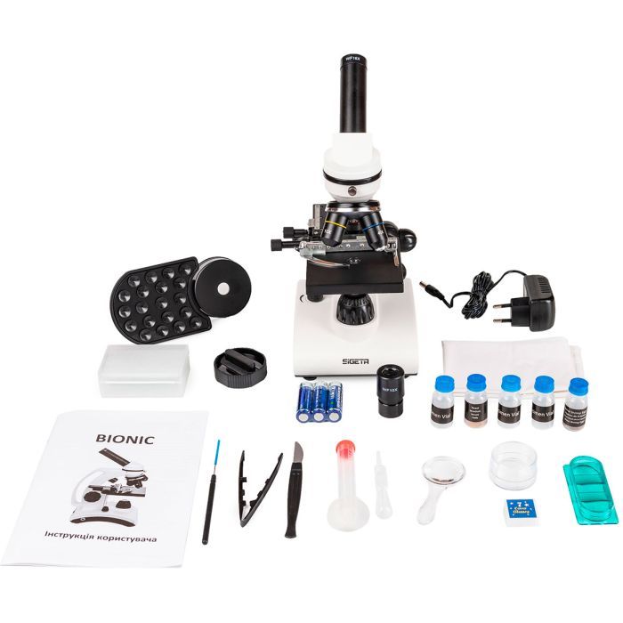 Микроскоп Sigeta Bionic 40x-640x + смартфон-адаптер (65275) изображение 10