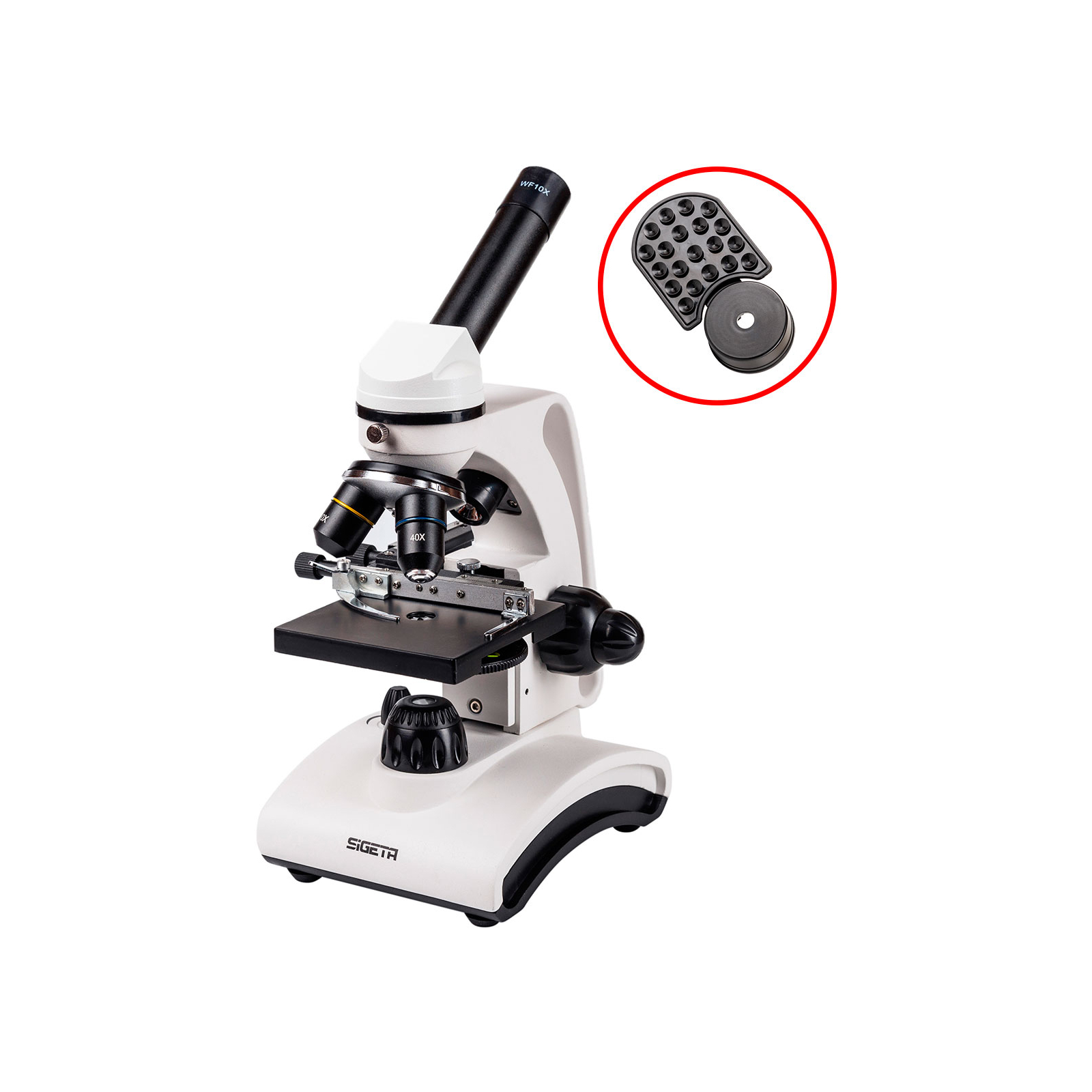Мікроскоп Sigeta Bionic 40x-640x + смартфон-адаптер (65275) зображення 2