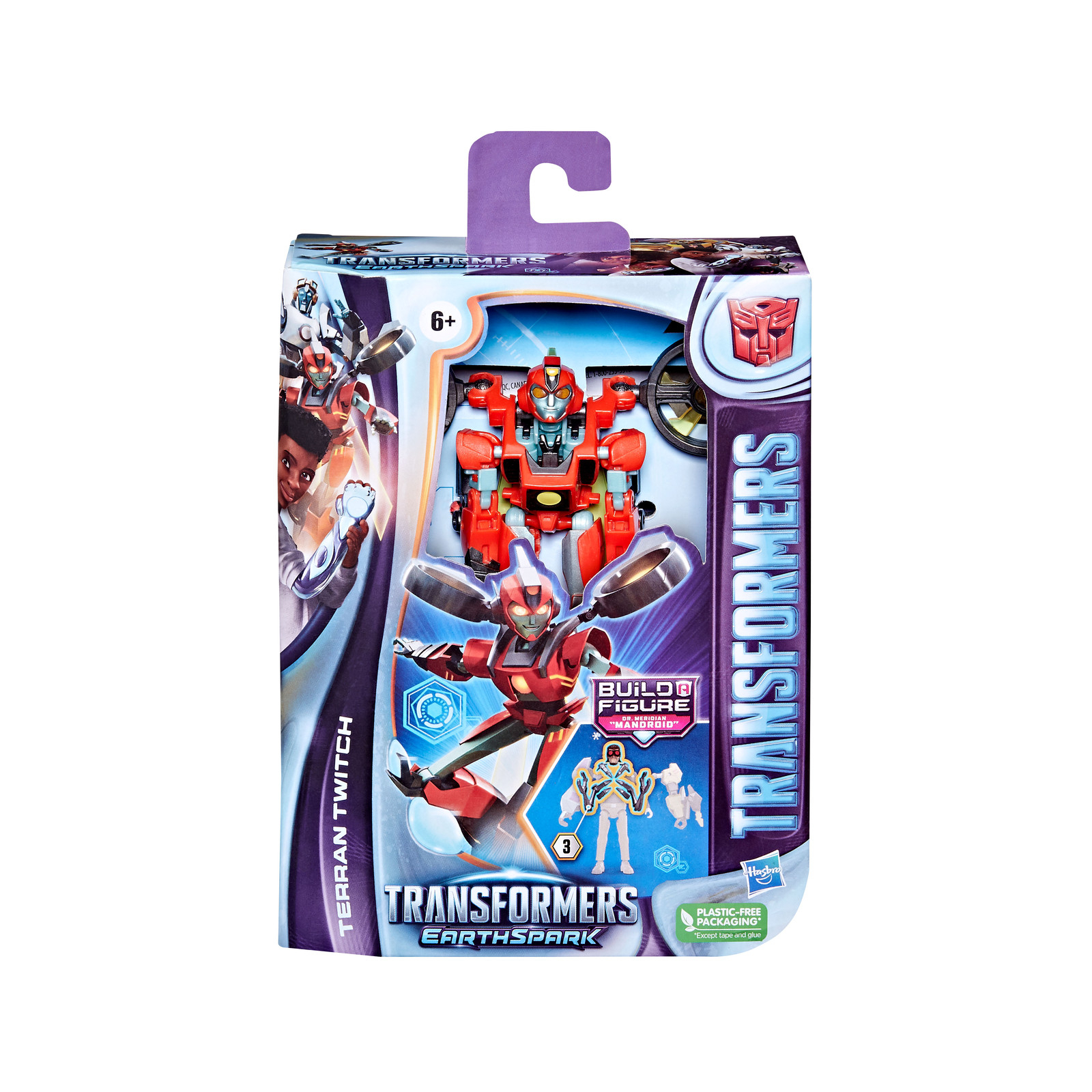 Трансформер Hasbro Transformers EarthSpark Deluxe Твітч (F6231_F6734) зображення 4