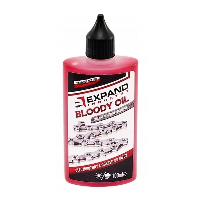 Мастило велосипедне Expand Chain Bloody oil dry/wet 100ml (CLU-013)