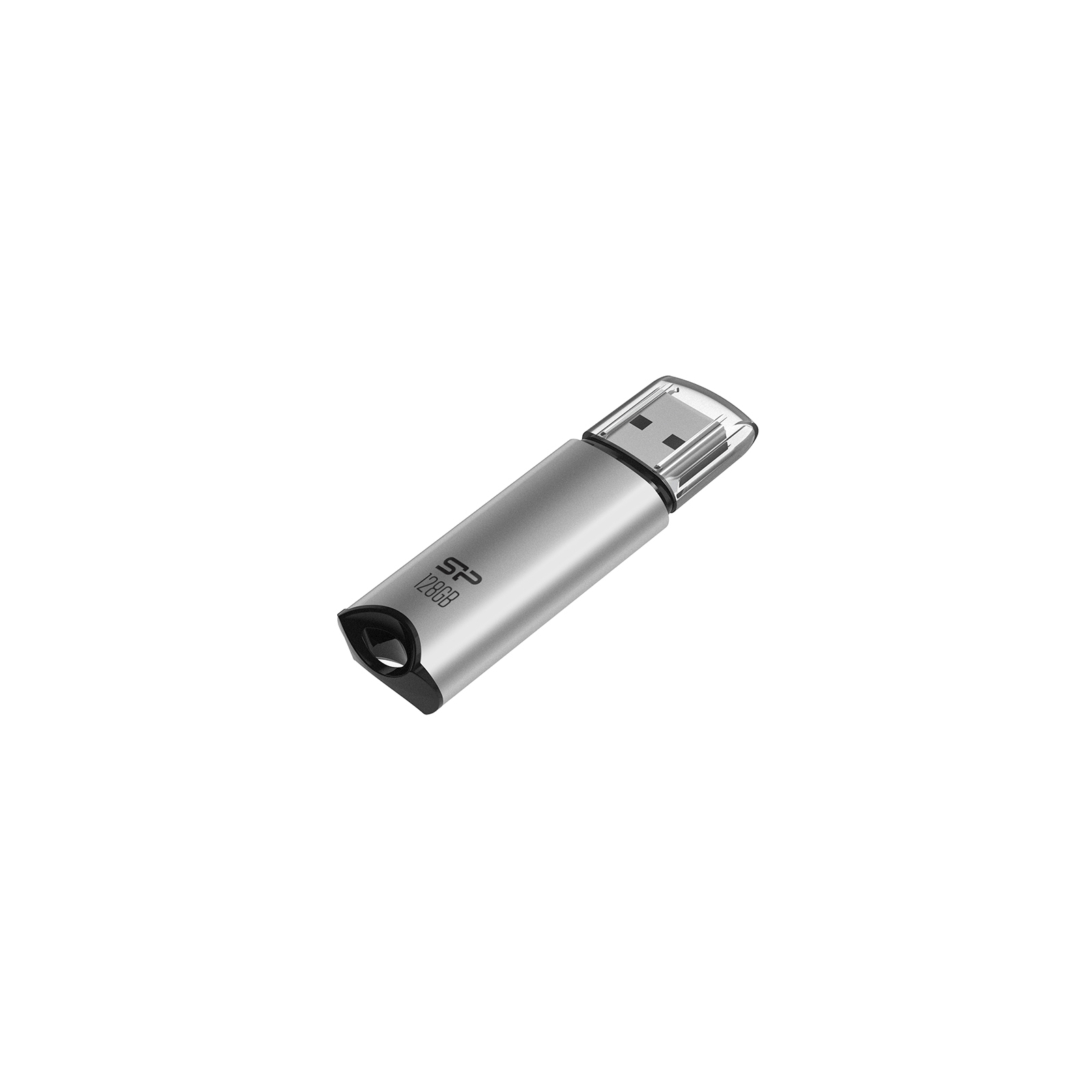 USB флеш накопичувач Silicon Power USB 128G SILICON POWER usb3.2 Marvel M02 Aluminum Silver (SP128GBUF3M02V1S) зображення 2
