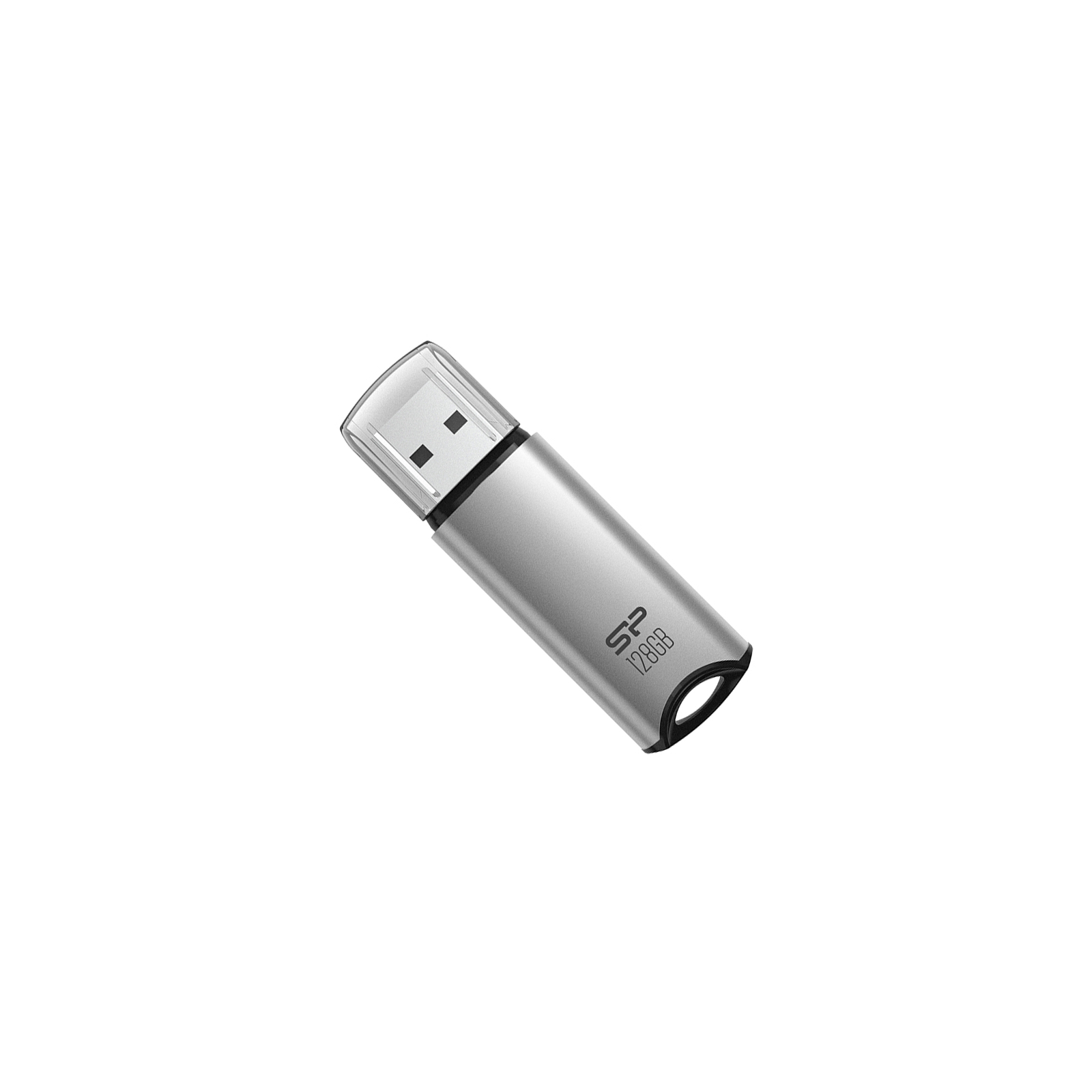 USB флеш накопичувач Silicon Power 64 GB Silicon M02 Aluminum Silver USB 3.2 (SP064GBUF3M02V1S)