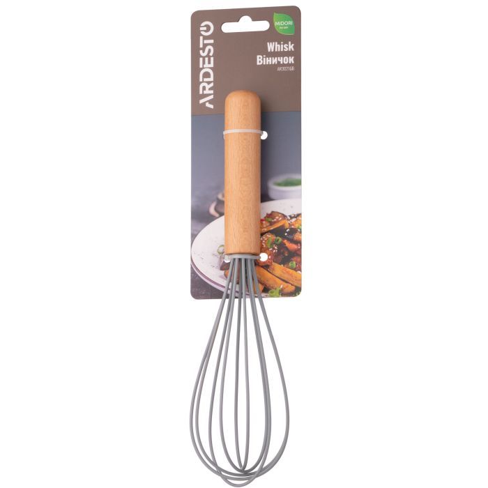Венчик Ardesto Midori Silicon/Wood (AR3021GB) изображение 3