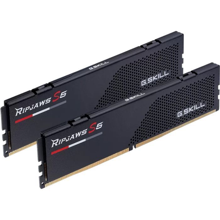 Модуль памяти для компьютера DDR5 64GB (2x32GB) 6000 MHz Ripjaws S5 G.Skill (F5-6000J3238G32GX2-RS5K) изображение 2