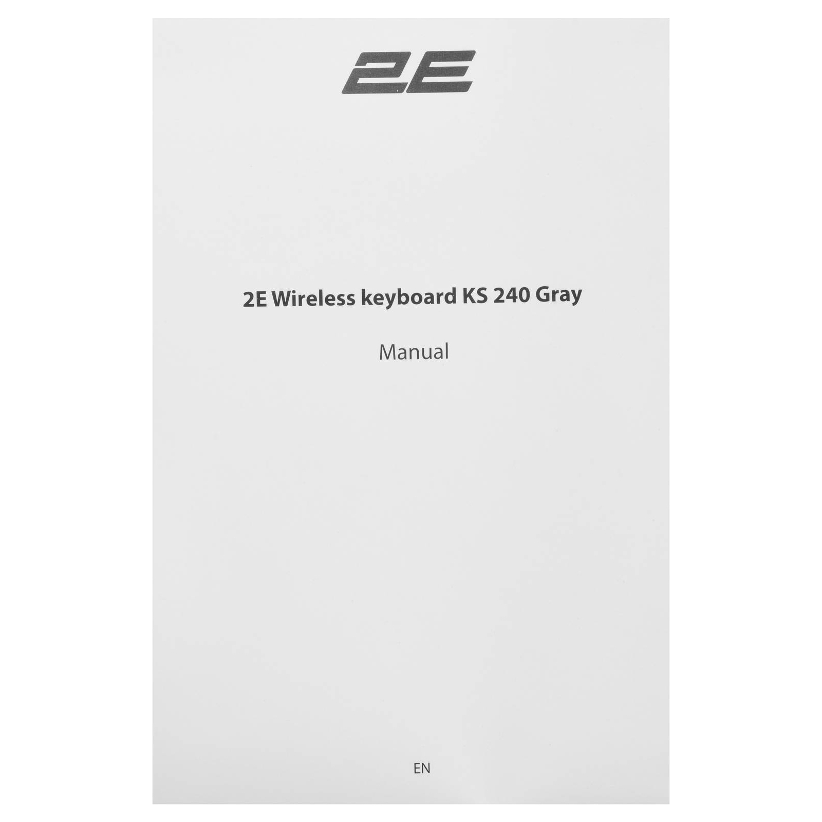 Клавиатура 2E KS240 Wireless/Bluetooth Grey (2E-KS240WG) изображение 9
