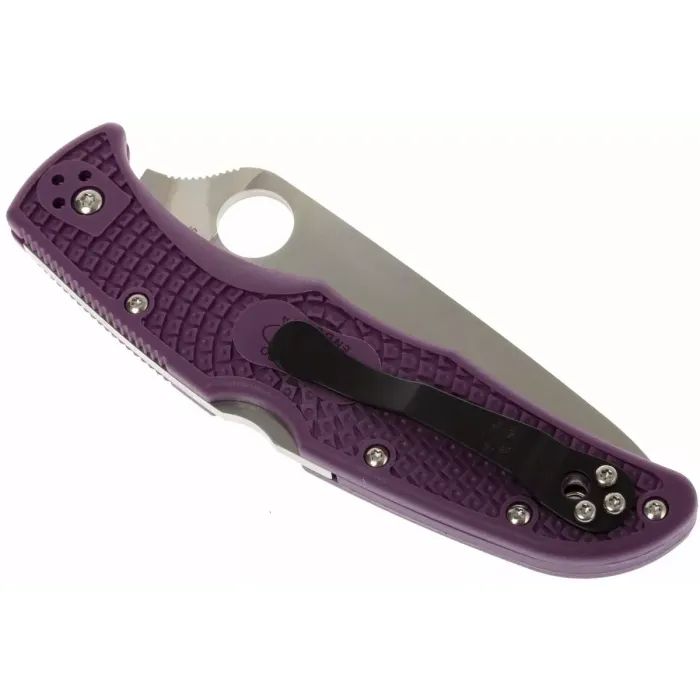 Нож Spyderco Endura 4 Flat Ground Purple (C10FPPR) изображение 7