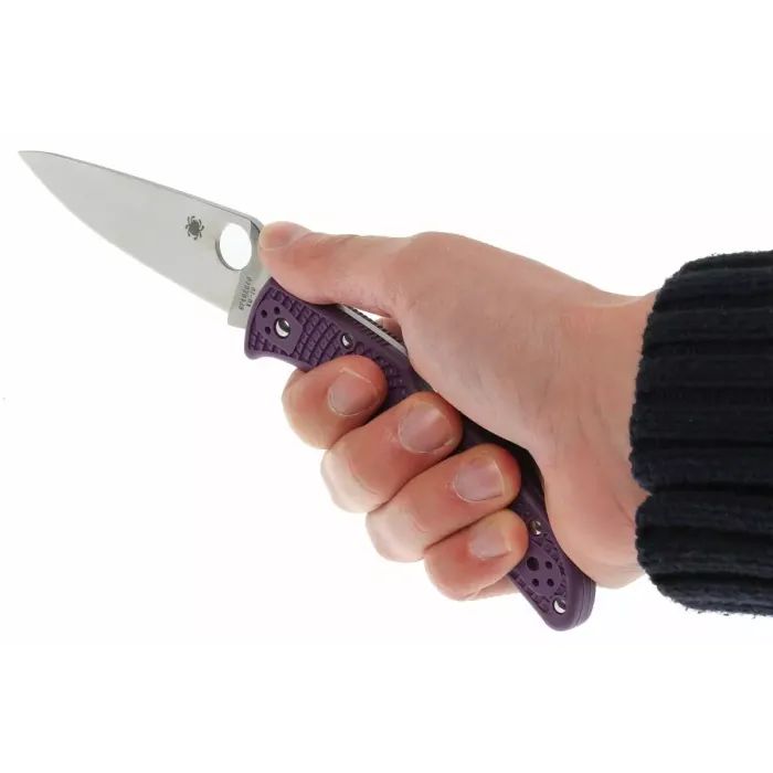 Нож Spyderco Endura 4 Flat Ground Purple (C10FPPR) изображение 8