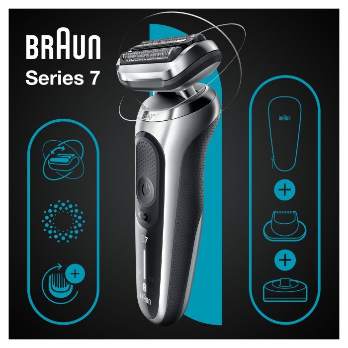 Электробритва Braun Series 7 71-S4200cs SILVER / BLACK изображение 6